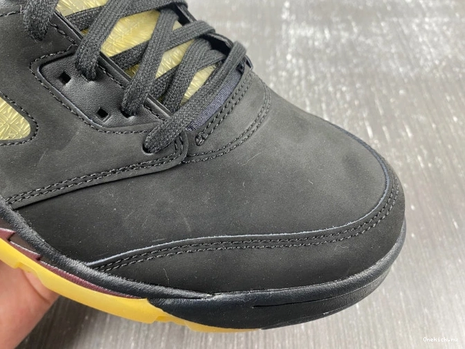 One Kick Black 5 Air Maniere x FD1330-001 Jordan A Ma 0804